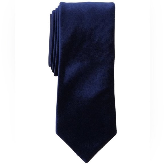 Alfani Other - Alfani Mens Slim Velvet Tie Navy OS